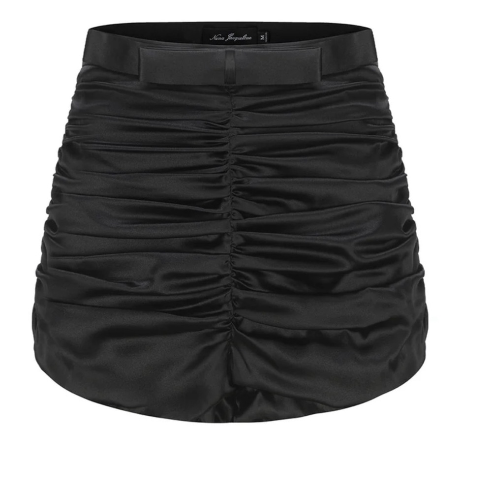 Nana Jacqueline Emilia black rayon shorts size S brand new with tags